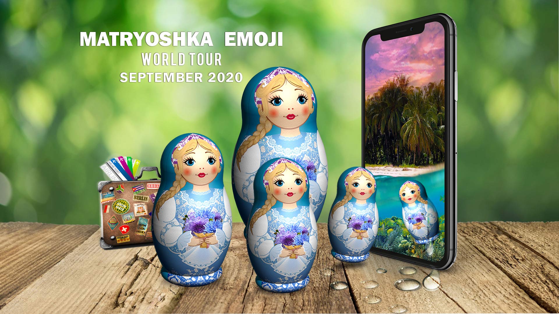 Matryoshka Emoji promotional world tour
